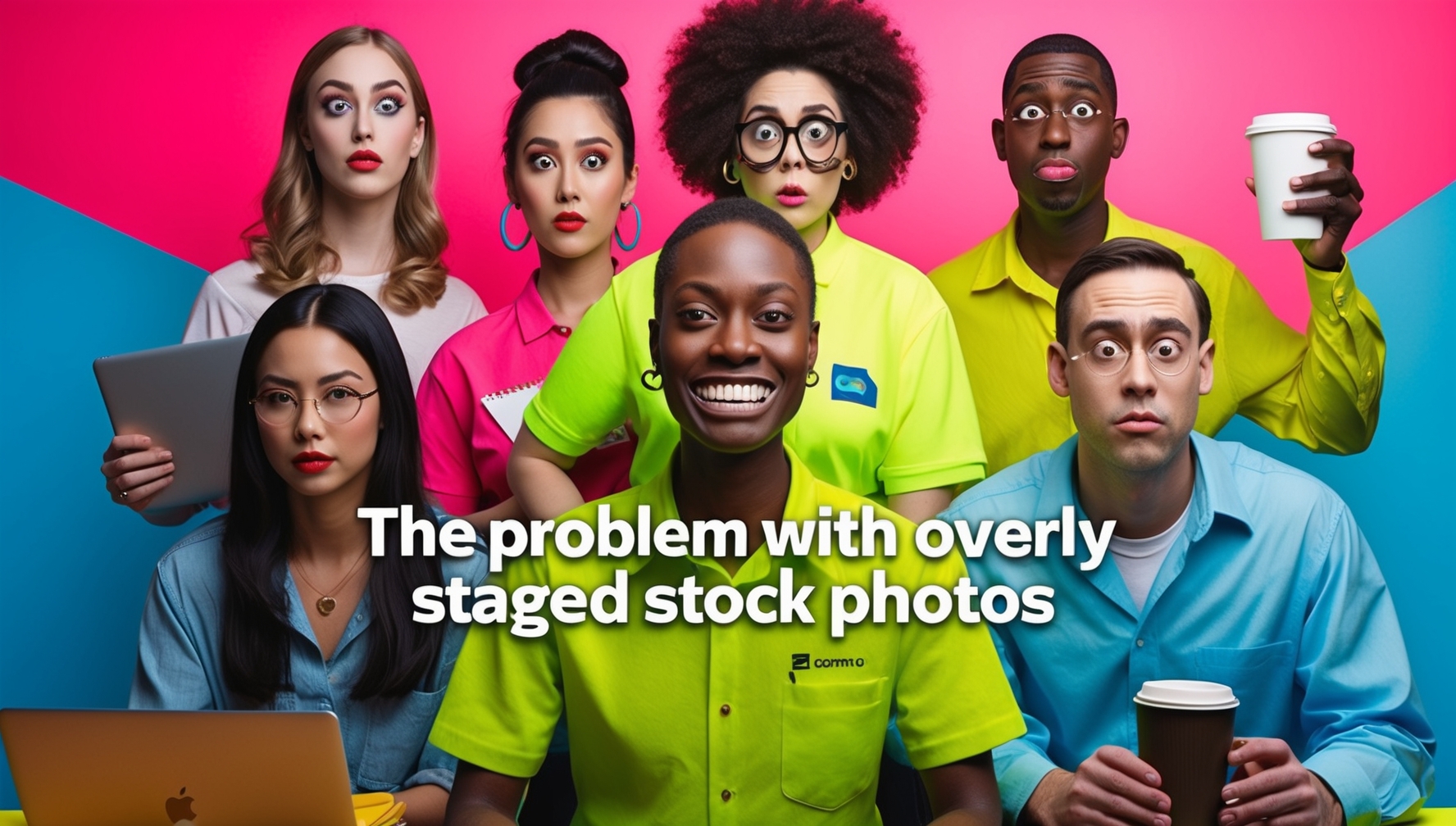 The Problem with Overly Staged Stock Photos